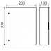 Ερμάριο Πλαστικό 200X300X130mm IP65 Μαύρο